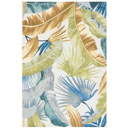 Safavieh 6 x 9 ft. 520C Barbados Outdoor Power Loomed Rug Gold & Green BAR520C-6